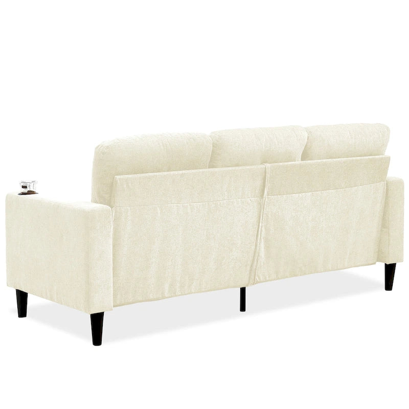 Modernes Design Chenille 3-Sitzer L-förmiges Ecksofa