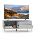 Moderner TV-Schrank für 55-Zoll-Fernseher mit Klapptür