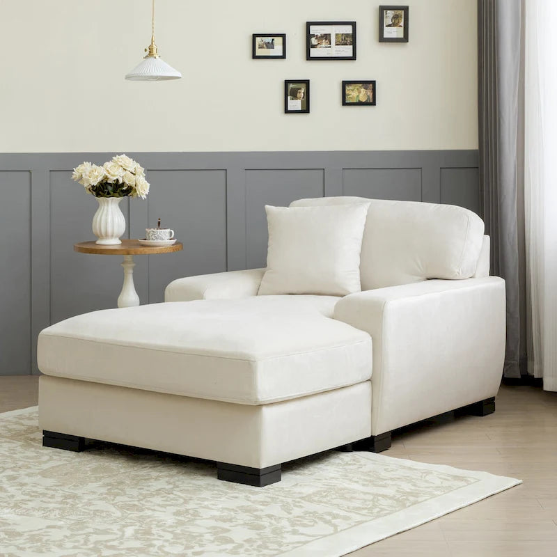 Modernes überdimensionales Schlafsofa im Mid-Century-Stil mit Kissen