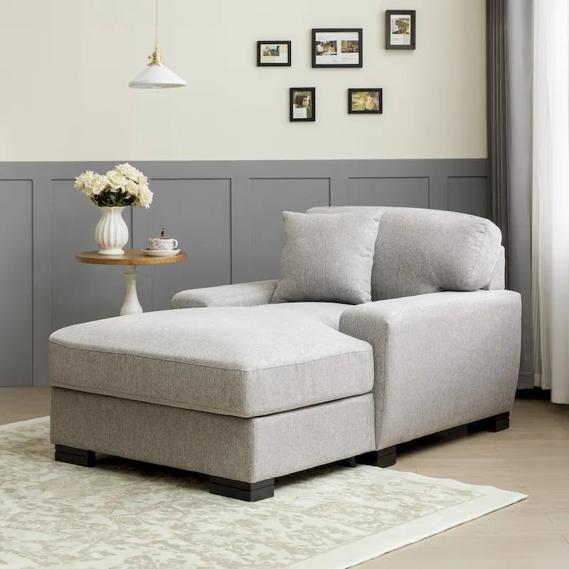 Modernes überdimensionales Schlafsofa im Mid-Century-Stil mit Kissen