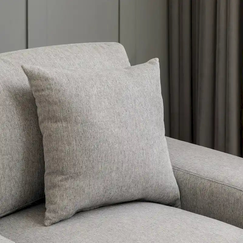 Modernes überdimensionales Schlafsofa im Mid-Century-Stil mit Kissen