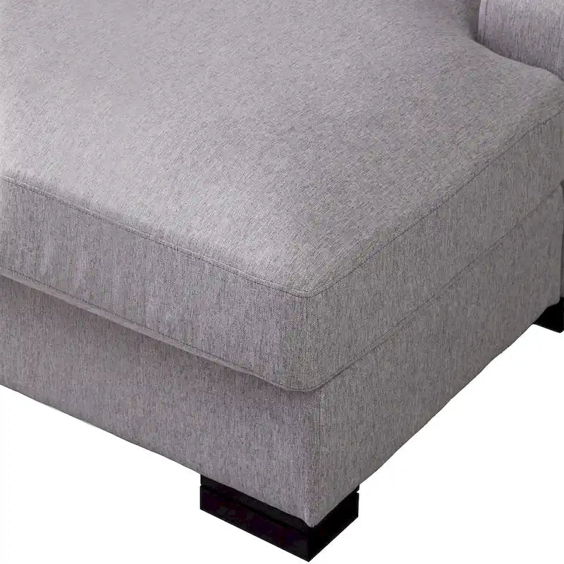 Modernes überdimensionales Schlafsofa im Mid-Century-Stil mit Kissen