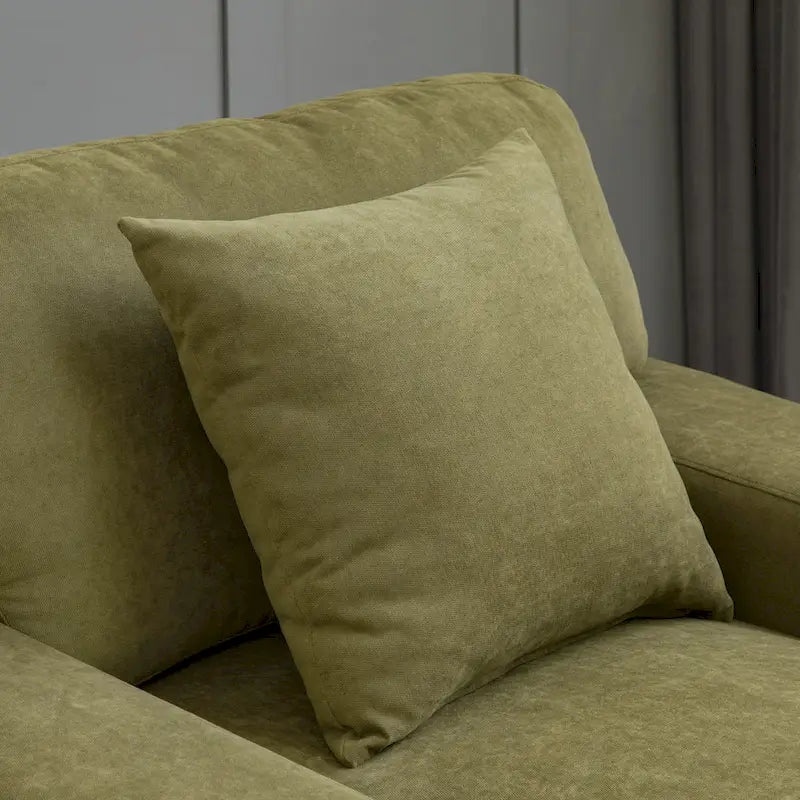 Modernes überdimensionales Schlafsofa im Mid-Century-Stil mit Kissen