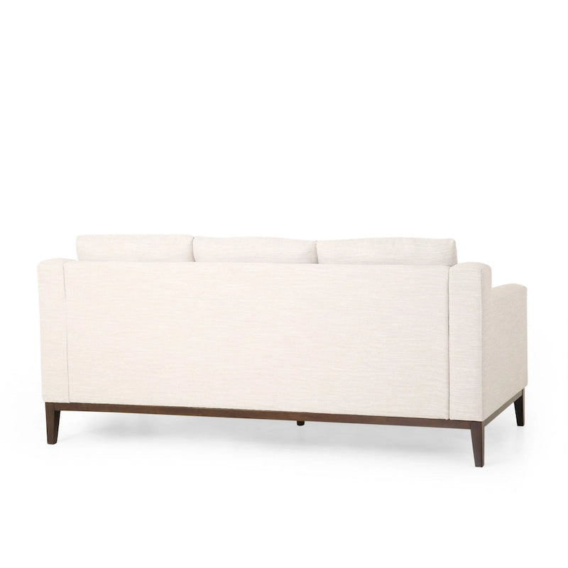 Stoff-3-Sitzer-Sofa im modernen Stil mit Zierkissen
