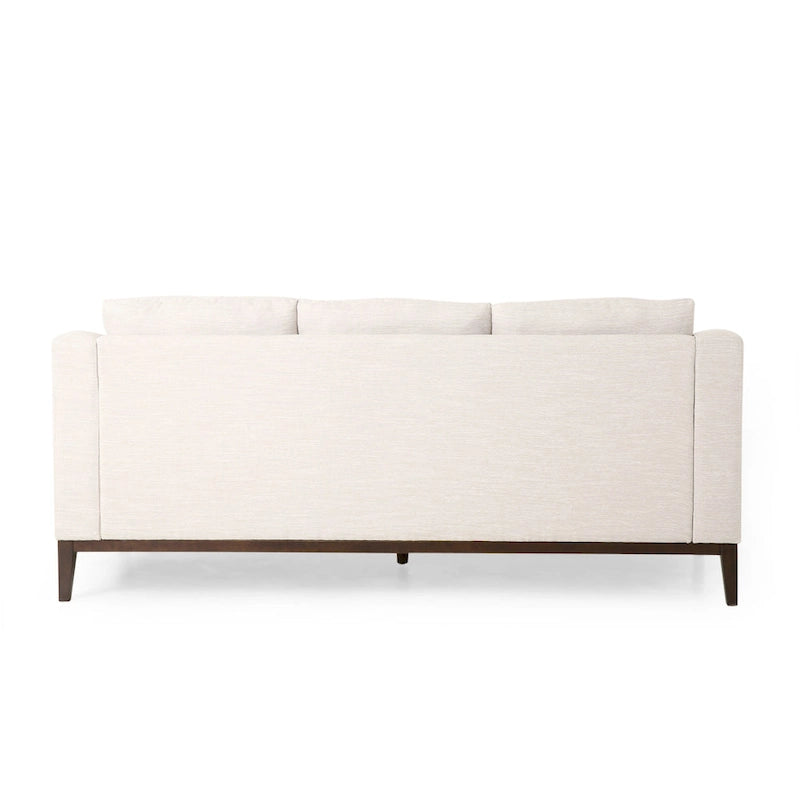 Stoff-3-Sitzer-Sofa im modernen Stil mit Zierkissen
