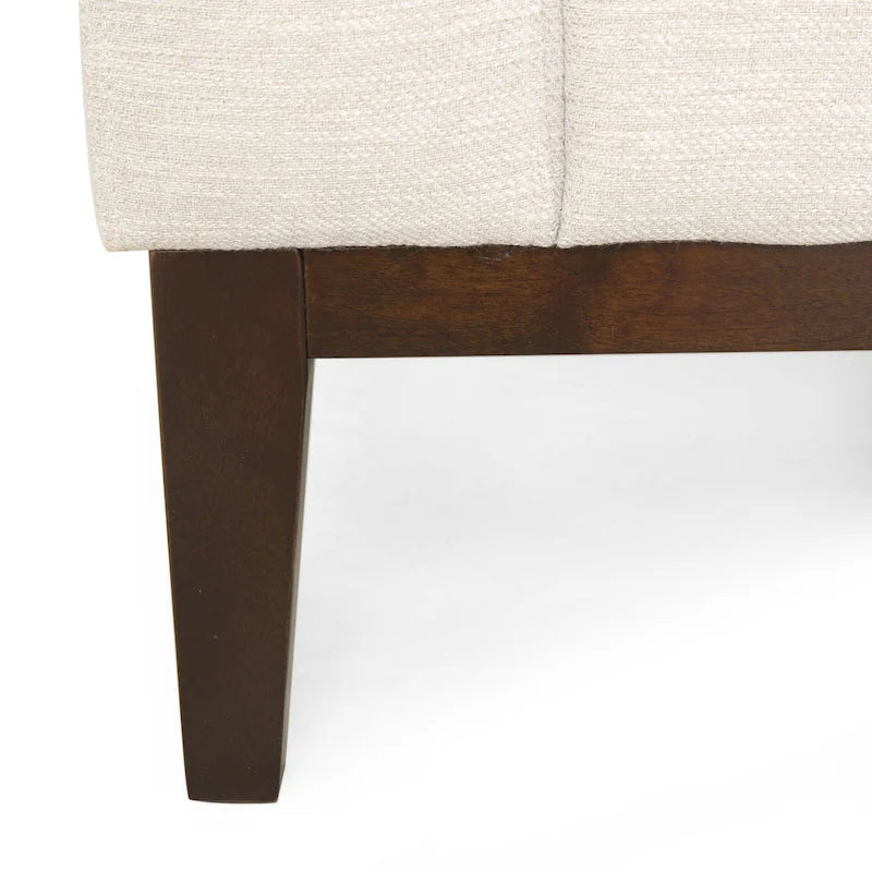 Stoff-3-Sitzer-Sofa im modernen Stil mit Zierkissen