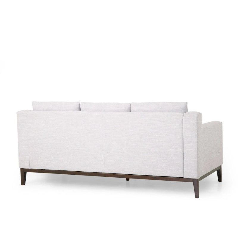 Stoff-3-Sitzer-Sofa im modernen Stil mit Zierkissen