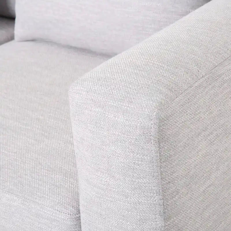 Stoff-3-Sitzer-Sofa im modernen Stil mit Zierkissen