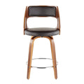 Mid-Century Modern Barhocker 2er-Set mit Drehsitz