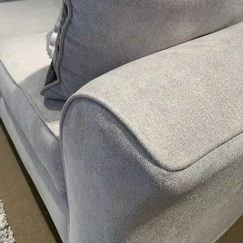 Stoff-Loveseat mit Kissenrücken