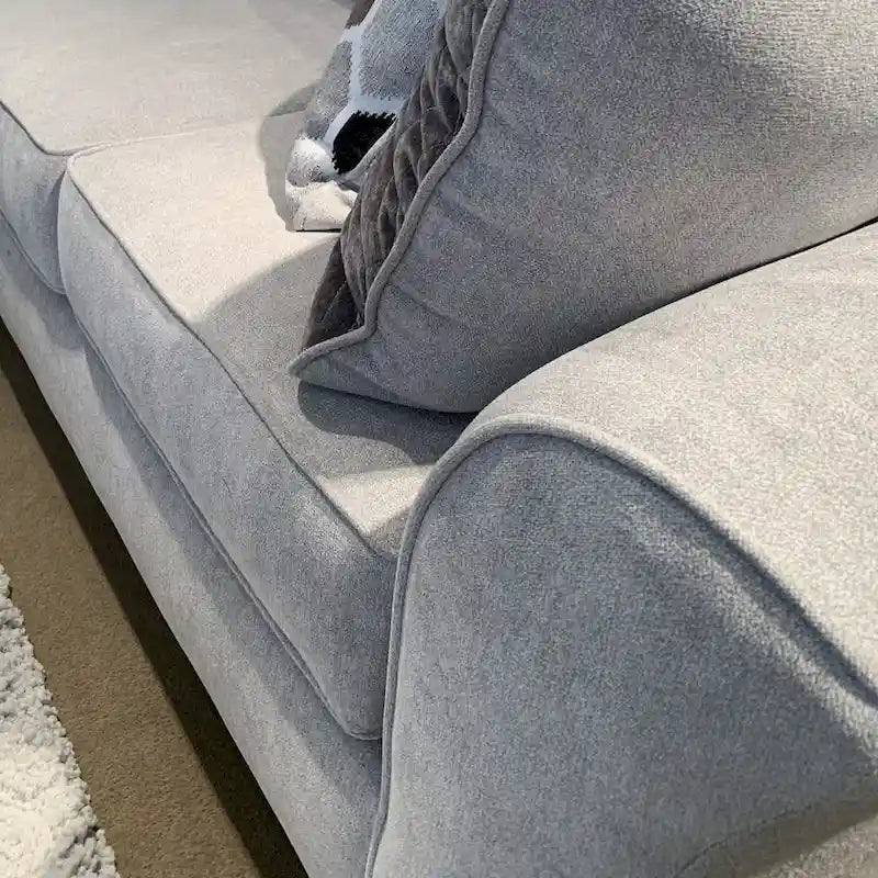 Stoff-Loveseat mit Kissenrücken
