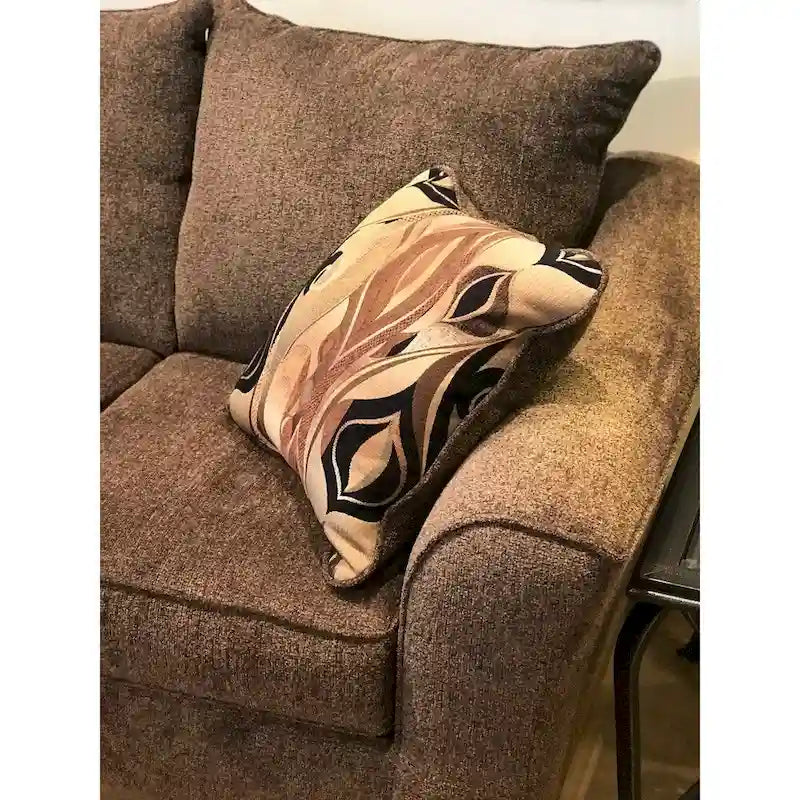 Stoff-Loveseat mit Kissenrücken
