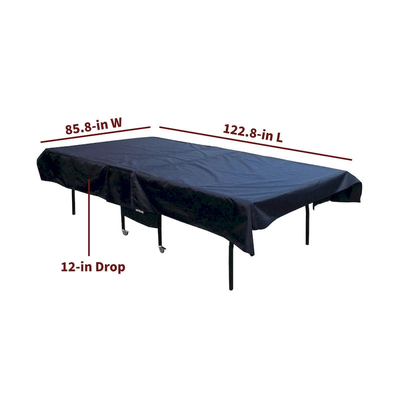 Schwarze Polyester Tischtennisplattenabdeckung