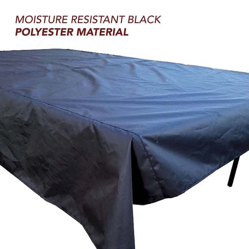 Schwarze Polyester Tischtennisplattenabdeckung