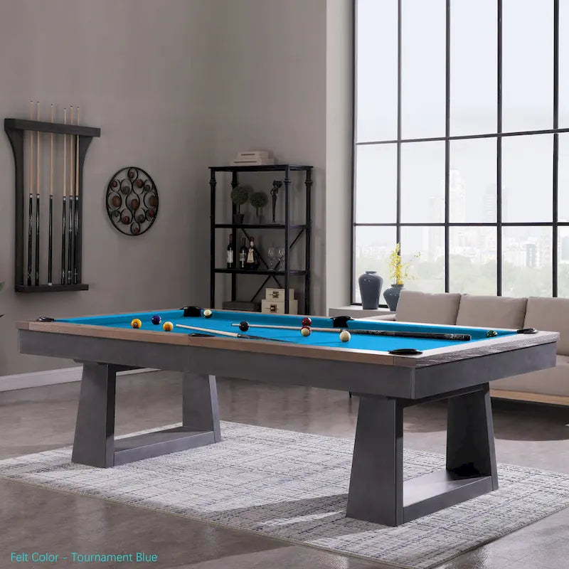 8ft Industrie-Billardtisch aus Schiefer