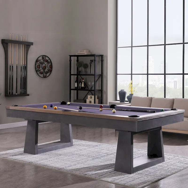 8ft Industrie-Billardtisch aus Schiefer