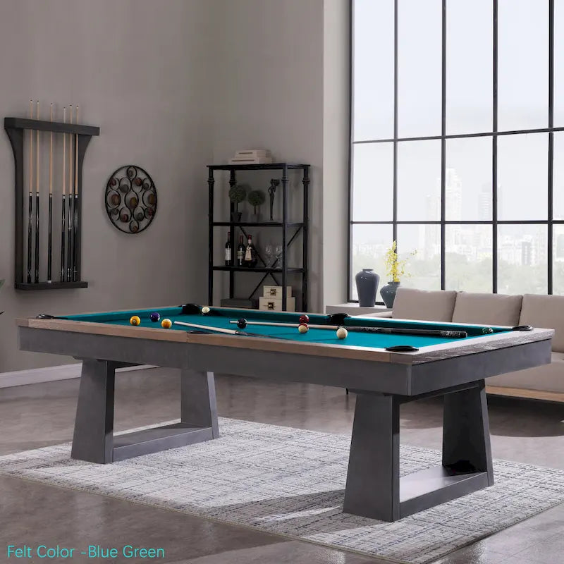 8ft Industrie-Billardtisch aus Schiefer