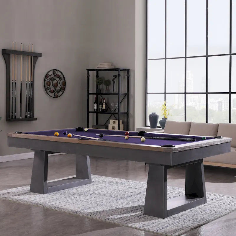 8ft Industrie-Billardtisch aus Schiefer