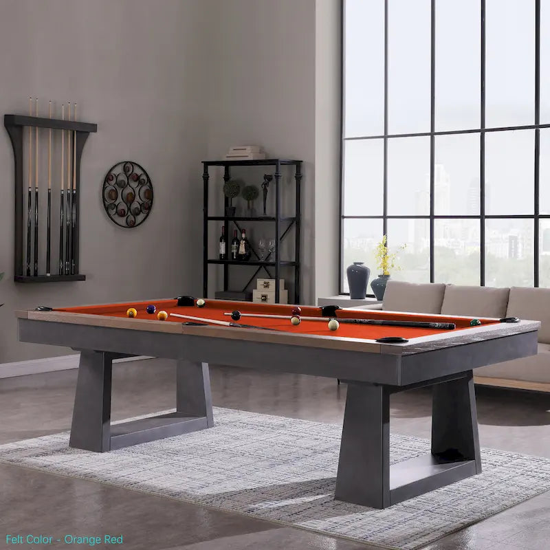 8ft Industrie-Billardtisch aus Schiefer