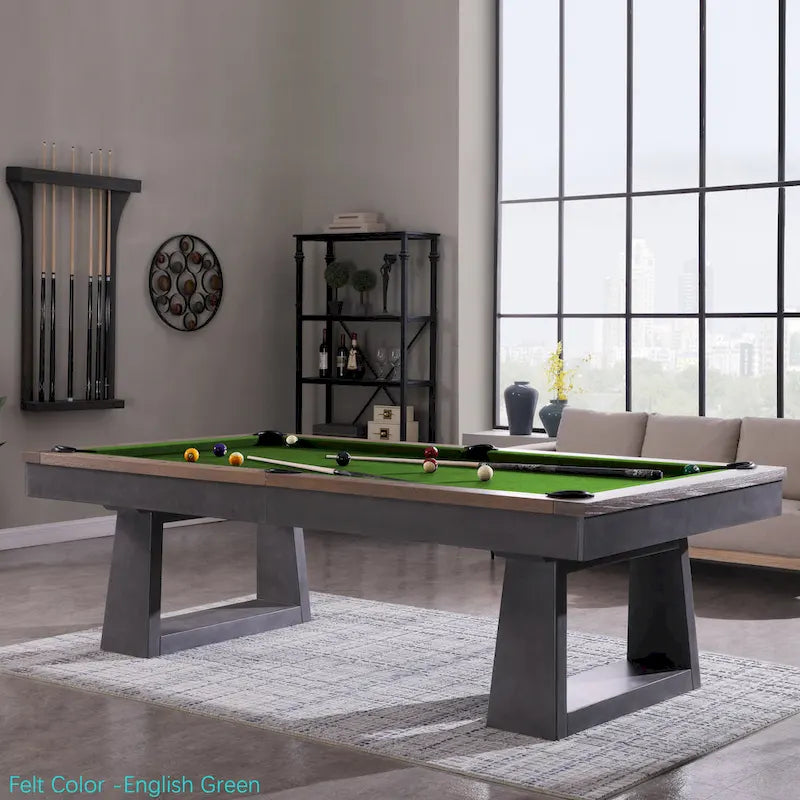 8ft Industrie-Billardtisch aus Schiefer