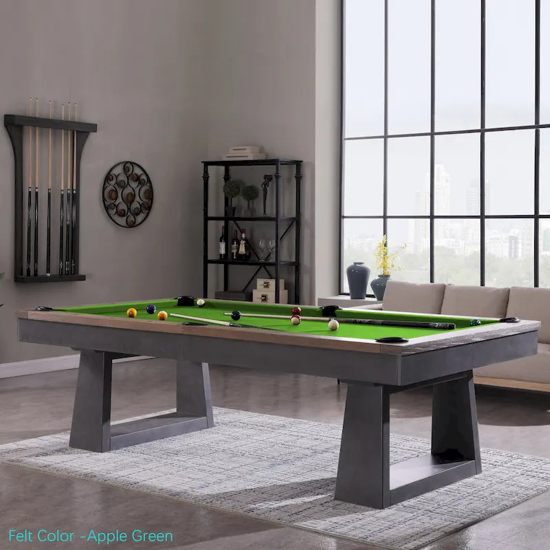 8ft Industrie-Billardtisch aus Schiefer