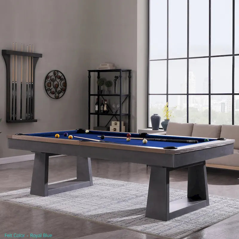 8ft Industrie-Billardtisch aus Schiefer