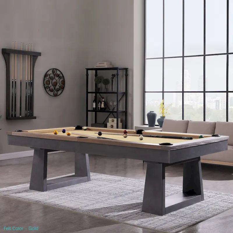 8ft Industrie-Billardtisch aus Schiefer