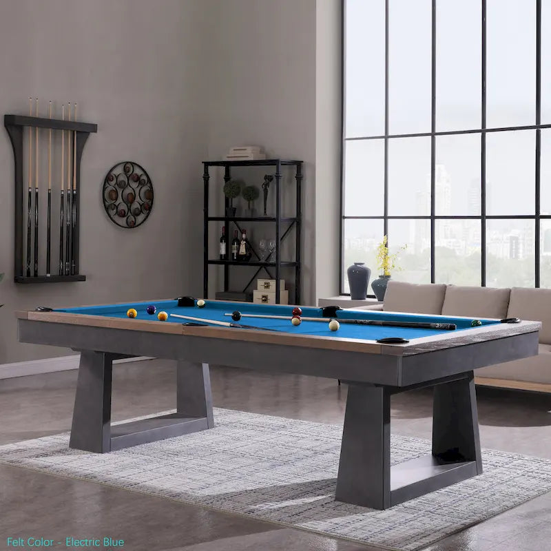 8ft Industrie-Billardtisch aus Schiefer