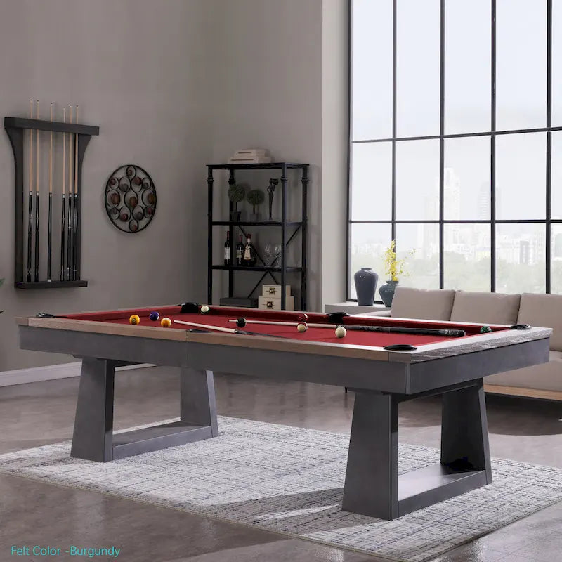 8ft Industrie-Billardtisch aus Schiefer