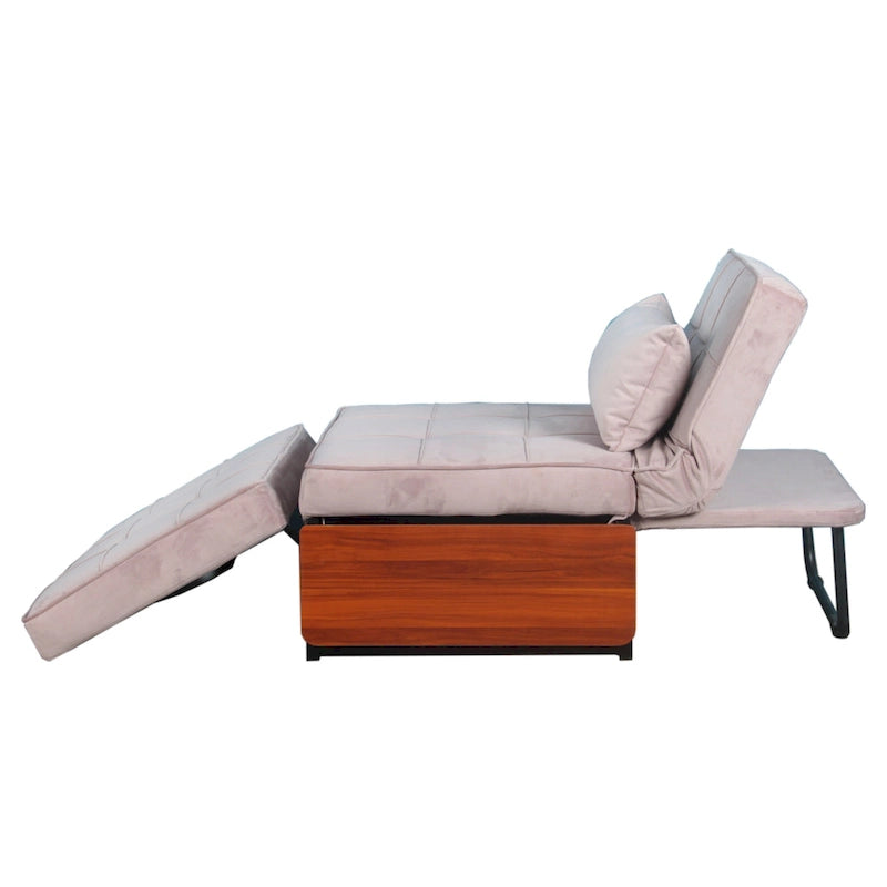 Zusammengebaute Cabrio Cocktail-Ottomane mit Futonfunktion