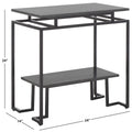 Akzenttisch, rechteckig, mit einer Ablage, 24" L x 14" T x 24" H