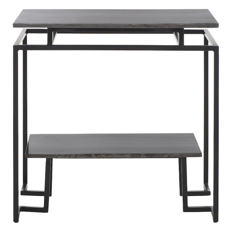 Akzenttisch, rechteckig, mit einer Ablage, 24" L x 14" T x 24" H