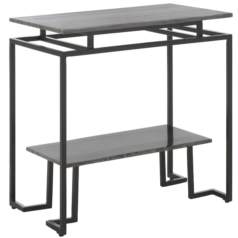 Akzenttisch, rechteckig, mit einer Ablage, 24" L x 14" T x 24" H