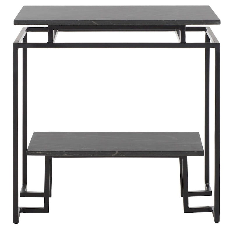 Akzenttisch, rechteckig, mit einer Ablage, 24" L x 14" T x 24" H