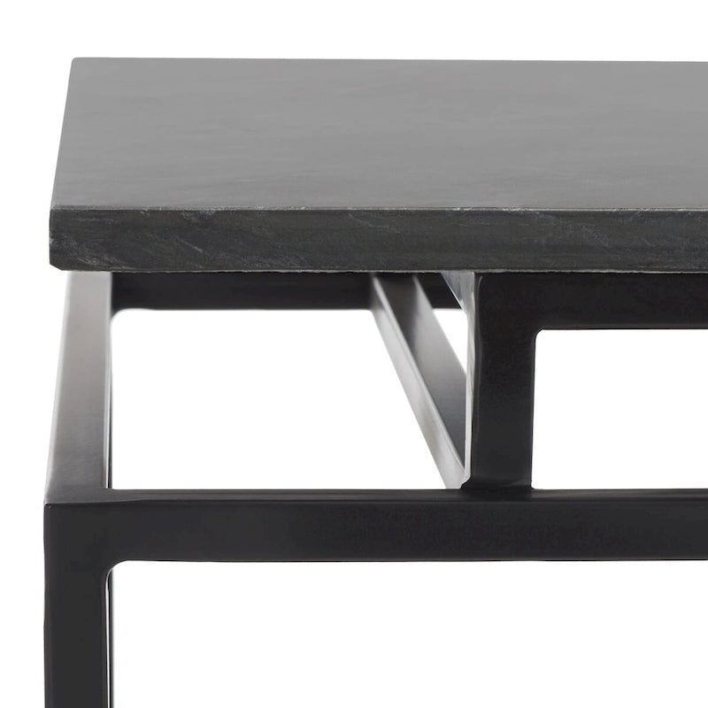 Akzenttisch, rechteckig, mit einer Ablage, 24" L x 14" T x 24" H