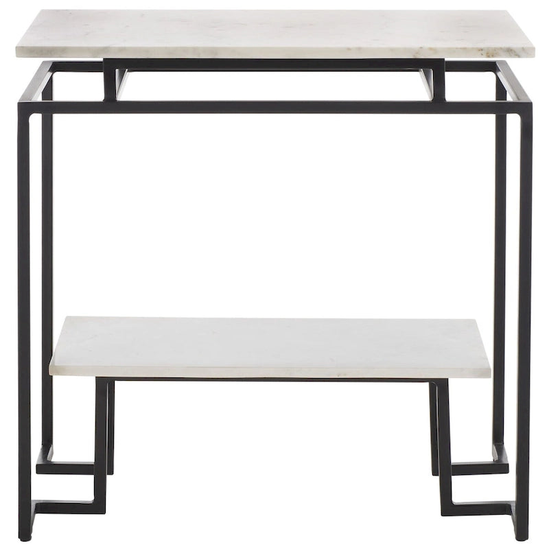 Akzenttisch, rechteckig, mit einer Ablage, 24" L x 14" T x 24" H
