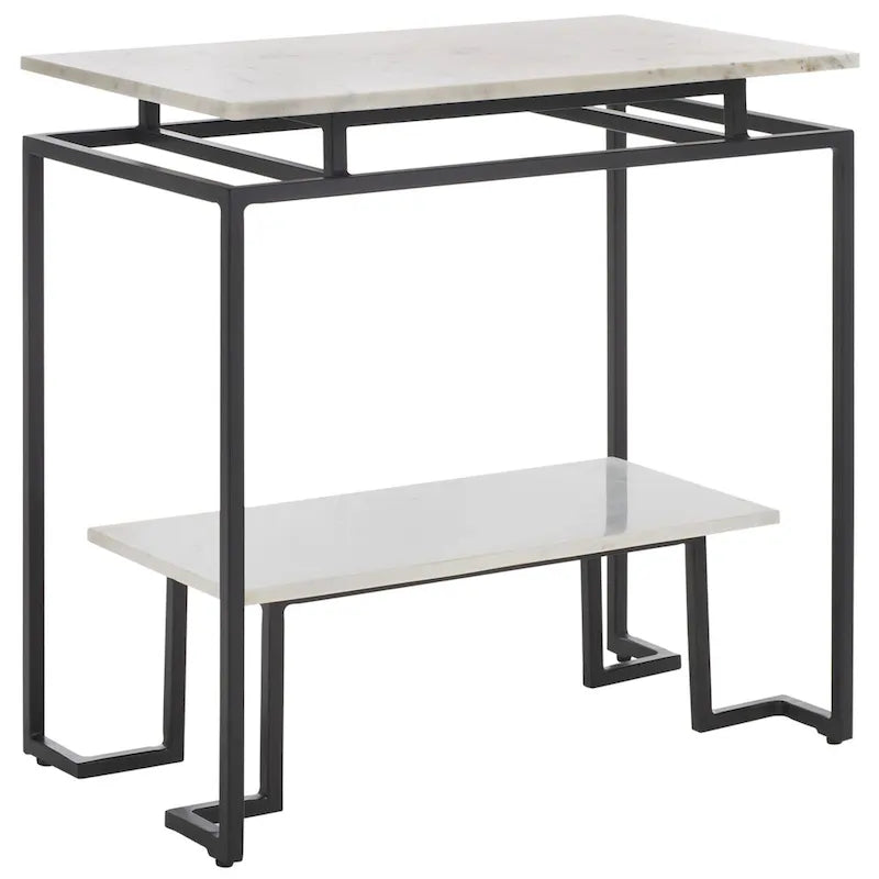 Akzenttisch, rechteckig, mit einer Ablage, 24" L x 14" T x 24" H