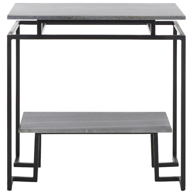 Akzenttisch, rechteckig, mit einer Ablage, 24" L x 14" T x 24" H