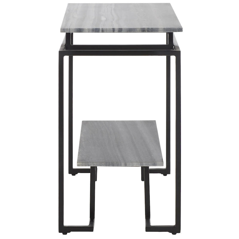Akzenttisch, rechteckig, mit einer Ablage, 24" L x 14" T x 24" H