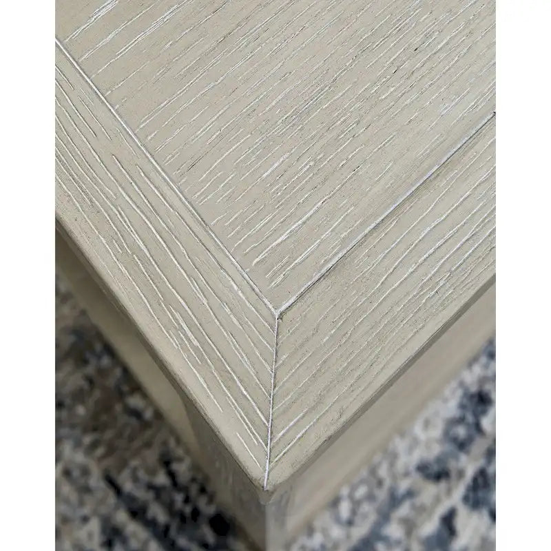 Glasierte Biskuit-Beistelltisch mit kabelloser Ladefunktion 61B x 61T x 61H