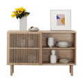 48 Zoll Holz Eiche Buffet Sideboard Akzent Aufbewahrungsschrank